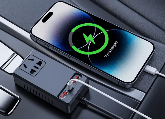 C12 - Intelligent Car Power Inverter with USB Ports - Zambeel