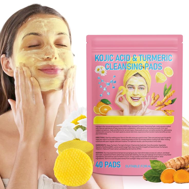 Turmeric Acid Cleaning Pads