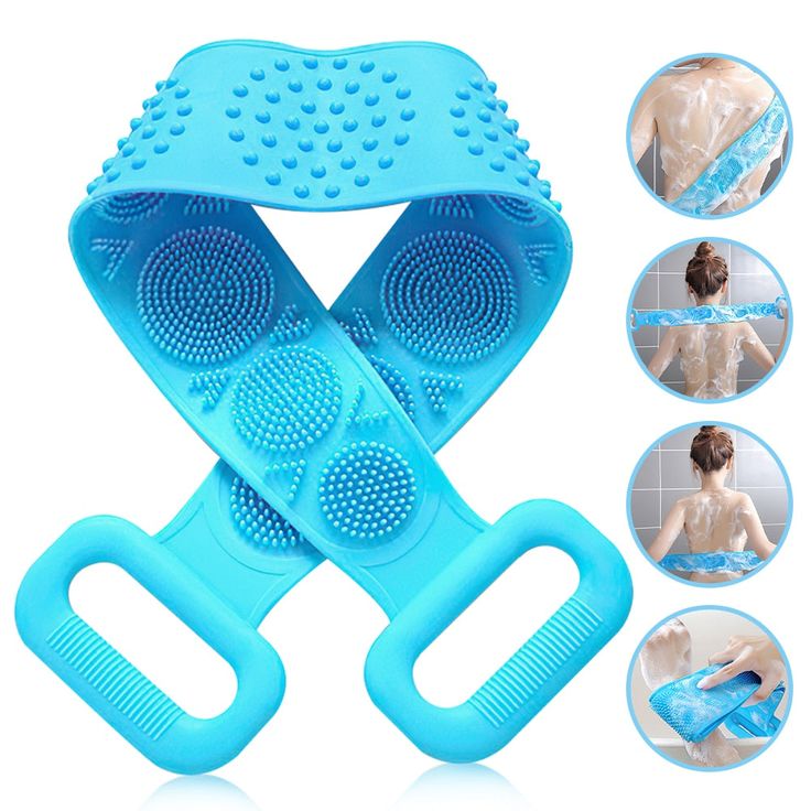 🔥 Exfoliating Back Scrubber for Shower