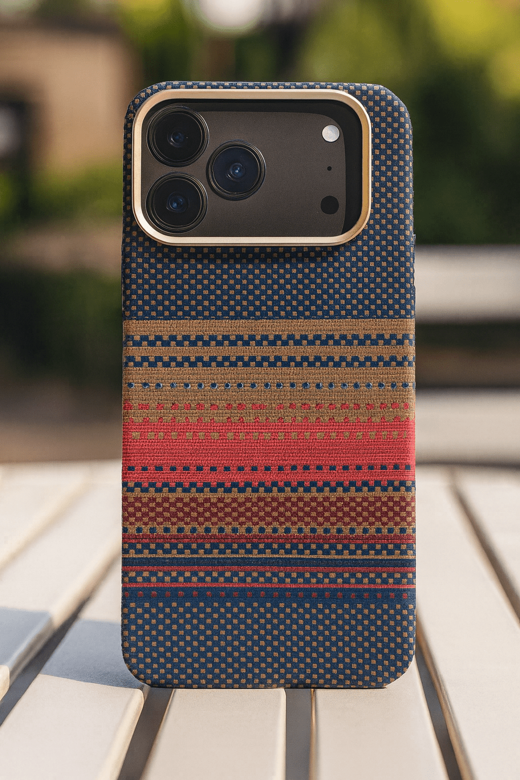 Maxwell iPhone Texture Striped Case - Zambeel