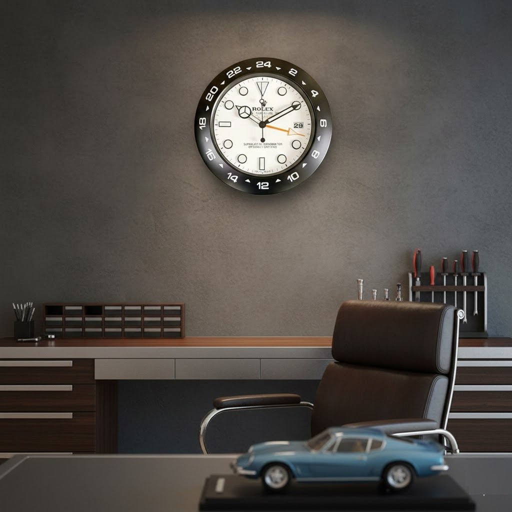 Rolex - Style Explorer Wall Clock © - Zambeel