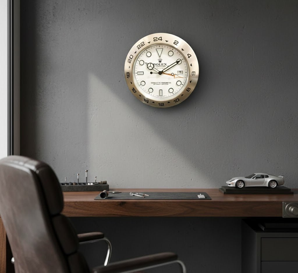 Rolex - Style Explorer Wall Clock © - Zambeel